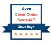 Avvo Clients' Choice Award 2017 Steve Boyd