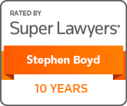 Steve Boyd – Super Lawyers 10-years